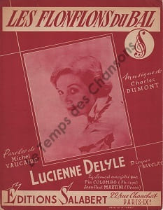Partition de la chanson : Flonflons du bal (Les)