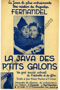 Partition de la chanson : Java des p'tits galons (La) Ignace