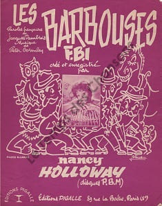 Partition de la chanson : Barbouses F.B.I (Les) Chansonnette