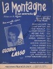 Partition de la chanson : Montagne (La)  La montana      . Lasso Gloria - Alguero Augusto - Bonifay Fernand,Amel Pierre