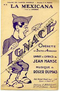 Partition de la chanson : Mexicana (La) Ignace