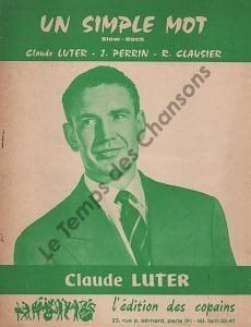 Partition de la chanson : Simple mot (Un)