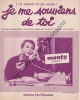 Partition de la chanson : Je me souviens de toi  I'm afraid to go home      . Monty Jacques - Geld Gary - Bulostin Jacques