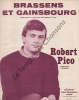 Partition de la chanson : Brassens et Gainsbourg        . Pico Robert - Pico Robert - Pico Robert