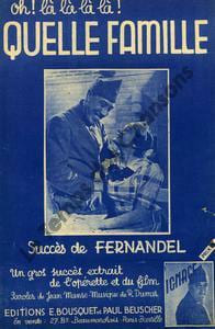 Partition de la chanson : Quelle famille Ignace