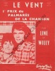 Partition de la chanson : Vent (Le)        . Line et Willy - Willy - Toye Jean