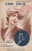 Partition de la chanson : Lise jolie     Tampon - rousseurs  Romance . Mayol Félix - Berniaux Désiré - Bénech Ferdinand Louis