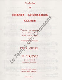 Partition de la chanson : U trenu Train (Le) Chanson populaire