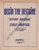 Partition de la chanson : Begin the beguine  Divine biguine    Night and day  .  - Porter Cole - Hennevé Louis,Palex