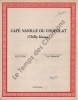 Partition de la chanson : Café vanille ou chocolat  Chilly kisses      .  - Spencer Carl - Cour Pierre