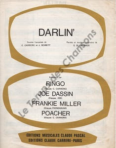 Partition de la chanson : Darlin'