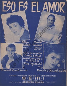 Partition de la chanson : Eso es el amor