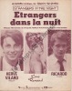 Partition de la chanson : Etrangers dans la nuit  Strangers in the night      . Renaud Line,Vilard Hervé,Ricardo - Kaempfert Bert - Mareuil Jacques
