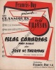 Partition de la chanson : Islas Canarias        .  - Tarridas José Maria - 