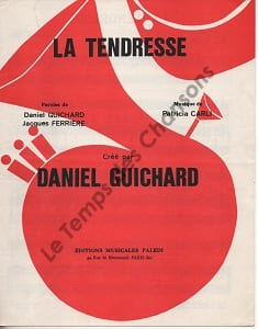 Partition de la chanson : Tendresse (La)
