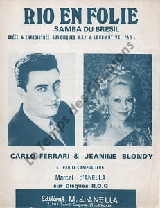 Partition de la chanson : Rio en folie        
