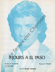 Partition de la chanson : Huit jours a El Paso        