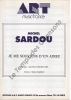 Partition de la chanson : Je me souviens d'un adieu        . Sardou Michel - Bourtayre Jean-Pierre - Sardou Michel