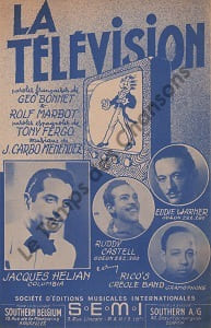 Partition de la chanson : Télévision (La)