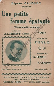 Partition de la chanson : Petite femme épatante (Une)       Chanson comique Olympia