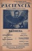 Partition de la chanson : Paciencia     Adhésif tranche interieur   . Bachicha - d'Arienzo Juan - Charco Louis