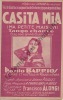 Partition de la chanson : Casita mia  Ma petite maison      . Barrios Rosita - Alongi Francis - Chamfleury Robert