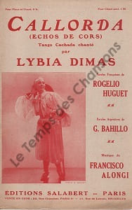 Partition de la chanson : Callorda Echos de cors