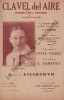 Partition de la chanson : Clavel del aire  Oeillet des champs (L')      . Giliberti J.B. - Filiberto - Darroux S.