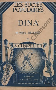 Partition de la chanson : Dina