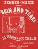Partition de la chanson : Rain and tear's     Tampon sur haut de couverture   . Roussos Demis,Aphrodite's Child - Papathanassiou E. - Bergman Boris