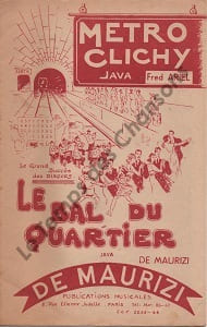 Partition de la chanson : Métro Clichy