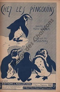 Partition de la chanson : Chez les pingouins        