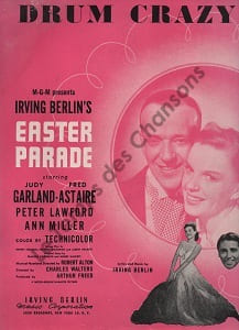 Partition de la chanson : Drum crazy Avec Peter Lawford, Ann Miller Easter parade