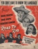 Partition de la chanson : You don't have to know the language Bing Crosby - Bob Hope - Dorothy Lamour     Road to Rio  . Andrews Sisters - Van Heusen ...