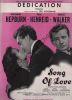 Partition de la chanson : Dedication Katharine Hepburn - Paul Henreid - Robert Walker Wdmung    Song of love  .  - Mossman Ted - Mossman Ted