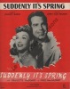 Partition de la chanson : Suddenly it's spring Paulette Goddard - Fred MacMurray     Suddenly it's spring  .  - Van heusen Jimmy - Burke Johnny
