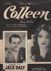 Partition de la chanson : Colleen        