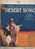 Partition de la chanson : It      Desert song (The)  .  - Romberg Sigmund - 