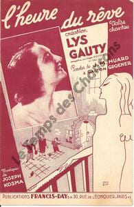 Partition de la chanson : Heure du rêve (L')