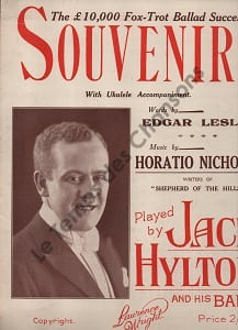 Partition de la chanson : Souvenirs