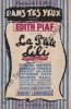 Partition de la chanson : Dans tes yeux      P'tite Lili (La)  Théâtre de L' A.B.C. Piaf Edith - Monnot Marguerite - Piaf Edith