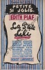 Partition de la chanson : Petite si jolie      P'tite Lili (La)  Théâtre de L' A.B.C. Piaf Edith - Monnot Marguerite - Piaf Edith