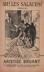 Partition de la chanson : Ah ! Les salauds ! Chansonnette