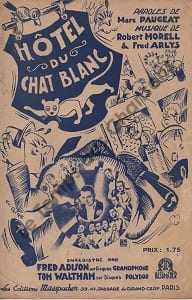 Partition de la chanson : Hotel du chat blanc
