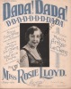 Partition de la chanson : Dada ! Dada !        . Lloyd Miss Rosie - Le Clerq Arthur - Dore Wallace,Le Clerq Arthur