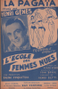 Partition de la chanson : Pagaïa  (La)      école des femmes nues (L')  . Genès Henri - Betti Henri - Boyer Jean