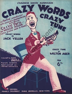 Partition de la chanson : Crazy words Crazy tune      Ça c'est Paris  Moulin Rouge