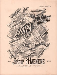 Partition de la chanson : Polka des canards