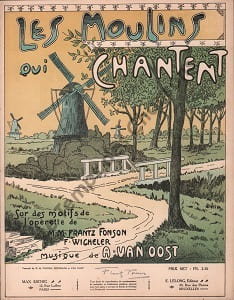 Partition de la chanson : Moulins qui chantent (Les) Moulins qui chantent (Les)