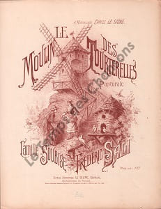 Partition de la chanson : Moulin des tourterelles (Le)       Pastorale 